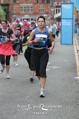 Manchester 10K, 2011 - always running with you & lots of special lieb, forever xxx