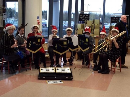 Christmas 2013 - Stella & her musicians busking for you outside M&S - with lots of love always xxxxx