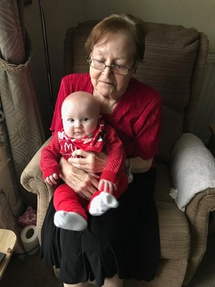 Great Nan and great grandson 