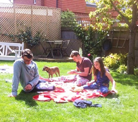 picnics with will and Arch xx