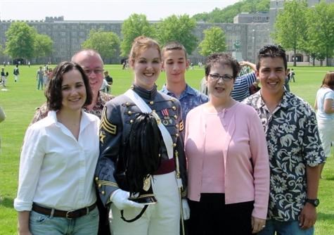 Family at Rachael's West Point graduation