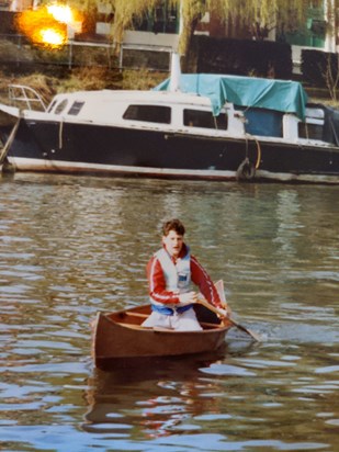 My granddad made this boat for me.