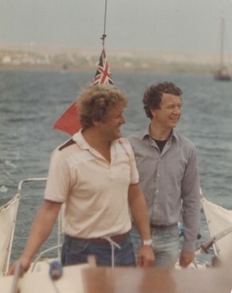 Lawrence and Alfred - early sailing days on the Blackwater