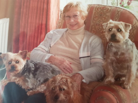 Mum with Jack, Penny and Arthur