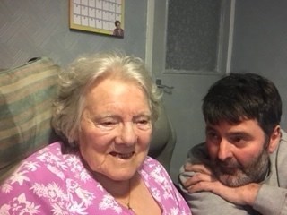 The look of love - Mum and Dean