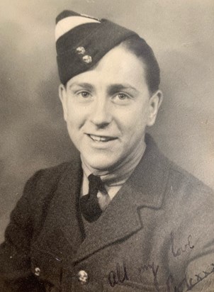 Robert Doel WW2 RAF in hat
