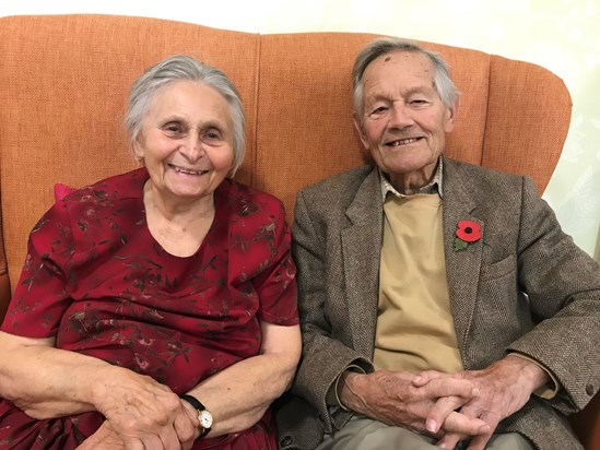 at Barton Lodge Care Home, November 2017, with Bob
