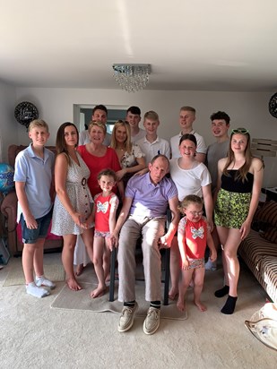 Terry and his grandchildren 