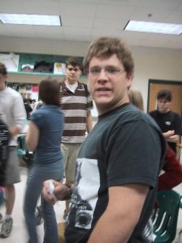 Tom in Mr. Held's class on our last day senior year