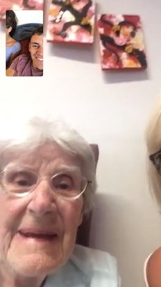 7th July 2018, Nan showing off her tech skills on FaceTime. Alex & Naomi xxx