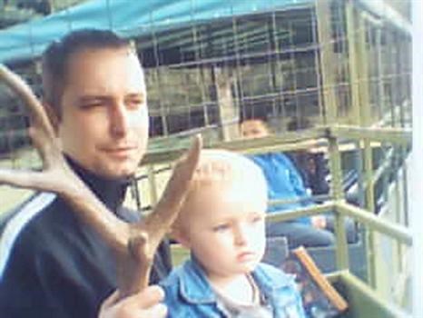 Kev and Liam at the zoo