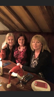 One of our nights out Shirley, always fun to be together. Friends for 23 years watching our children grow up together. We will miss you ??