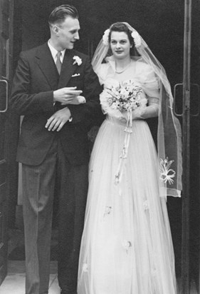 15 July 1950, Gordon & Diana - Wedding Day