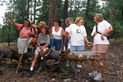 Artist Way Group Playin for Camera at campground in N AZ  (1996)