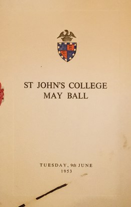 St John’s May ball 