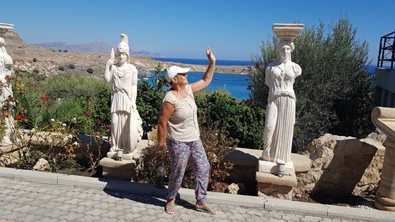 Having fun in Greece :-)