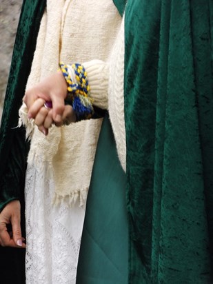 Hand Fastning ceremony at Stone Henge