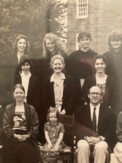 Sarah at St.Marys College Durham c1989