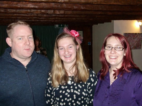 Clarissa with her brother, James, and sister, Trudi.