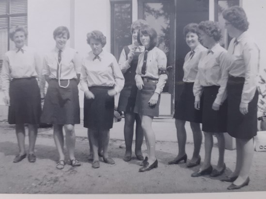 Mollie and Joyce with unit leaders .Buitenzorg, Holland,c.1969