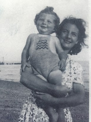 Mum and Alan 1950