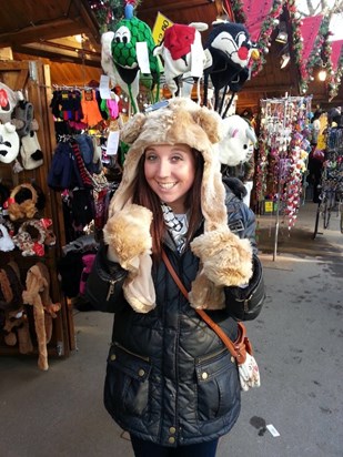 Silly hat, big smile, Christmas cheer - one of our favourite photos of you xx