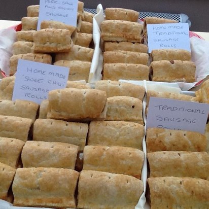 Aunty Val spent hours baking for her coffee morning