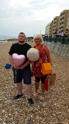 Mum spent the day in Brighton with Oliver and lots of yours and Olivers  friends.