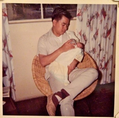 Don with 1st Born, Angela Dolores