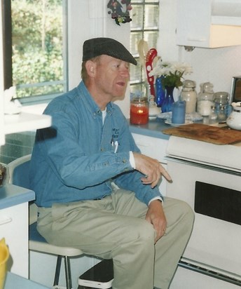 Glen Riddle visiting Allan Brown in Greenville, ca 2005