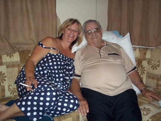 Daddy and i on holiday in 2011