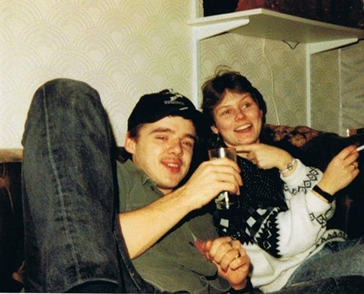 Paul and Lisa in the late 80's