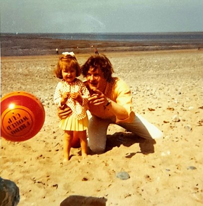 Dad & June (loved that ball)