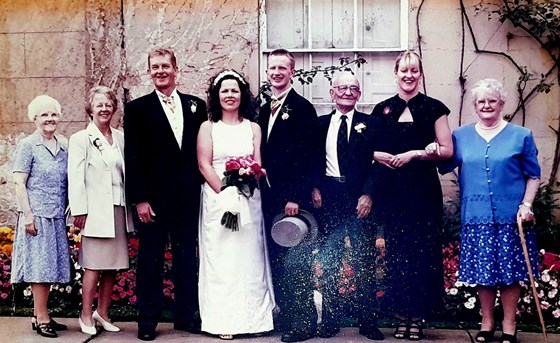 11/08/2000 family photo at our wedding x 