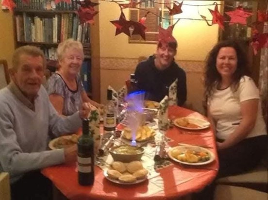 Christmas Day (Dad, Mum, June & Colette) x 