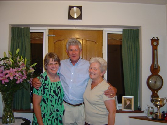Dad with Sisters Pamela and Susie