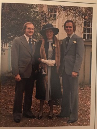 Paul with his Brother Andy and Mother Hilda circa 1978