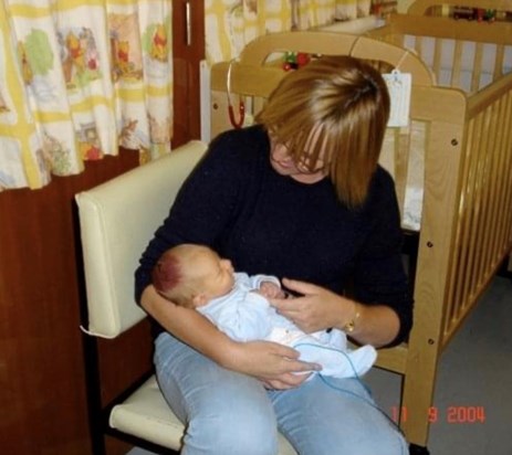 When Chris became a Grandma Sept 2004