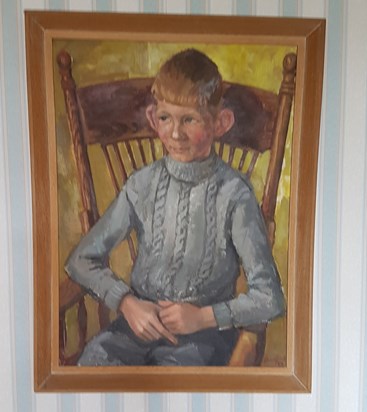 A painting of Andrew