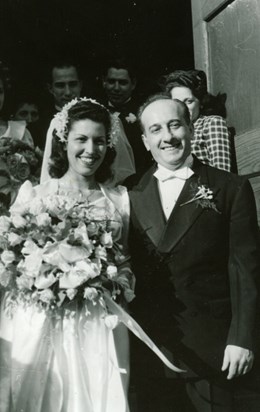 Yolanda & Pie (Maurice) wedding in 1947
