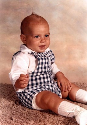 Michael Lynn(8 mo.)-first grandchild born August 31, 1970
