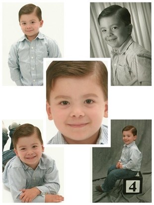Daniel 4 years old~collage