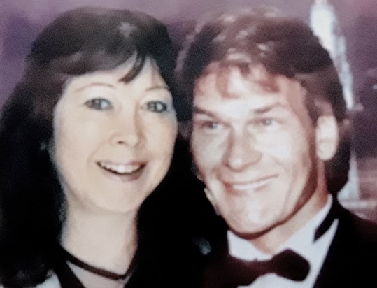 Meeting Patrick Swayze in October 1990 to chat about his latest release 'Ghost' - a film she loved 