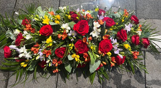 Main Floral Tribute