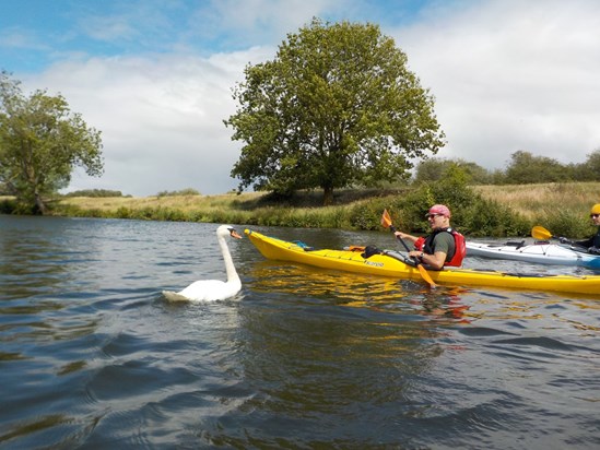 Kayaking the Thames June 2020