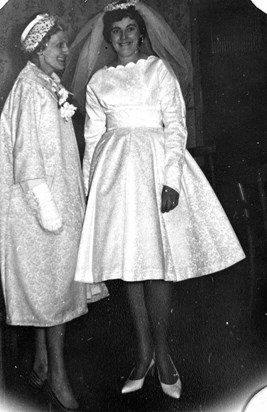 Nora & her mum - Sept 1961