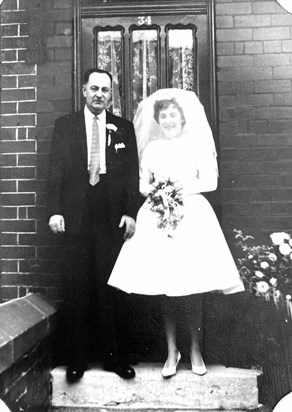 Nora & her dad - Sept 1961
