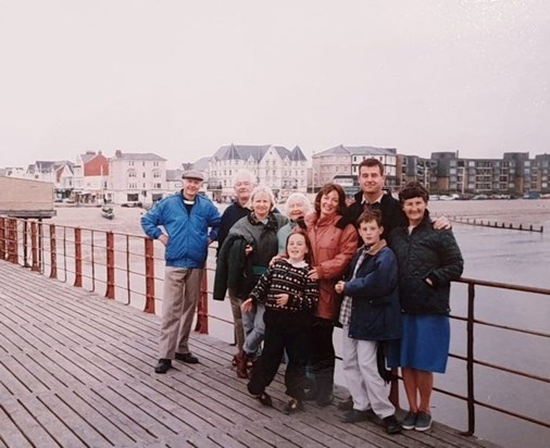 A Kiwi visit on Bognor Pier c 1997