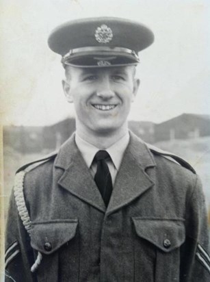 Dad during his National Service in the RAF