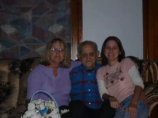 Sis,s Daughter Mary, And Sis,s Dad